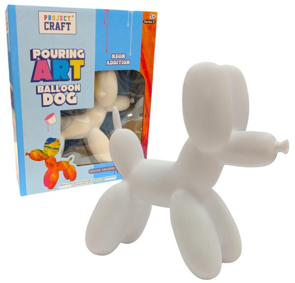 Pouring Art Balloon Dog