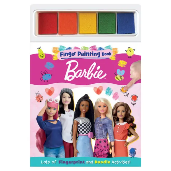 Barbie finger painting set