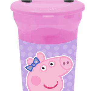 Peppa Pig bottle with straw
