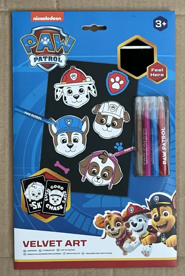 Paw Patrol velvet art set - Image 2
