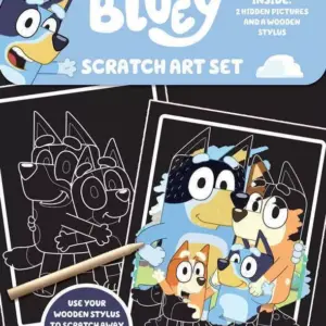 Bluey scratch art set