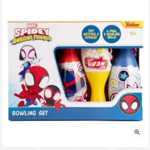 Spidy and friends bowling set