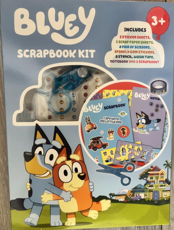 Bluey scrapbook kit