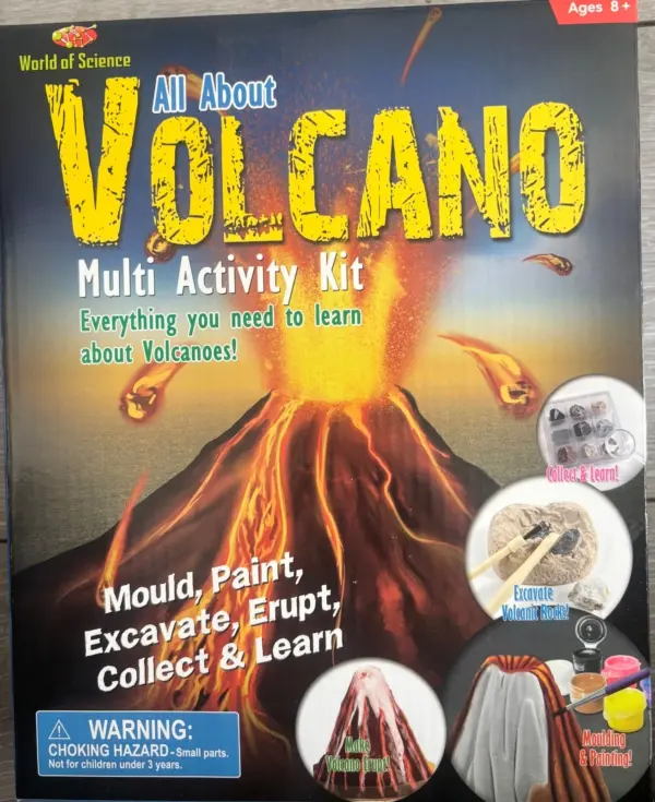 All about volcano (multi activity set)