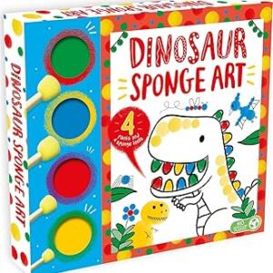 Dinosaur Sponge Art