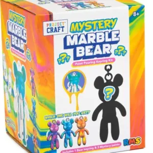 Mystery Marble bear keyring