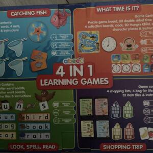 4 in 1 learning games
