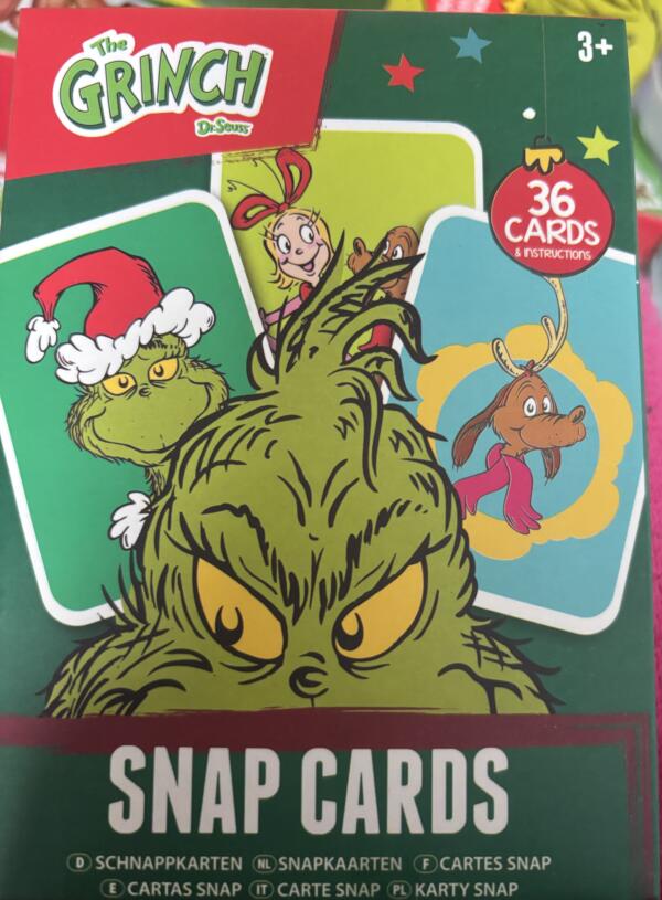Grinch snap cards