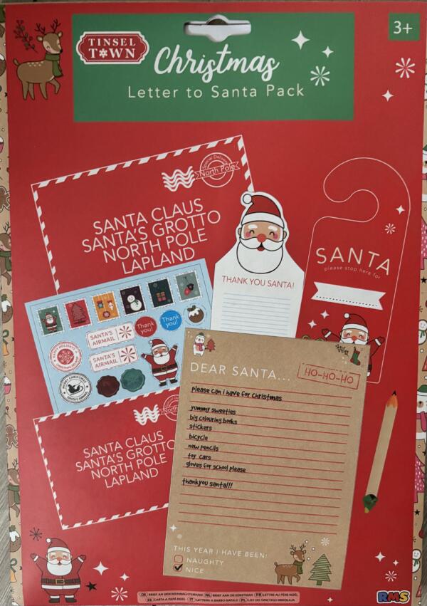 Letter to Santa writing set
